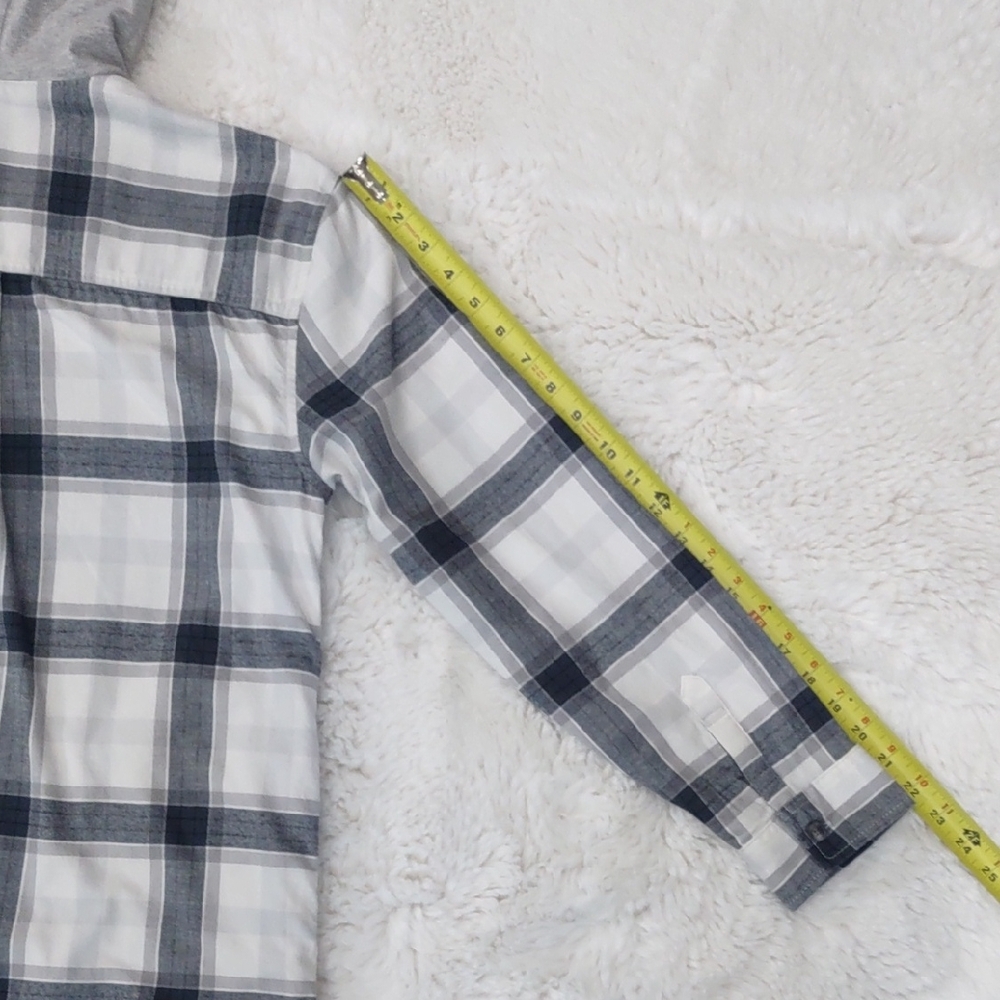 EDDIE BAUER Gray Plaid Hooded Jacket - Picture 15 of 17